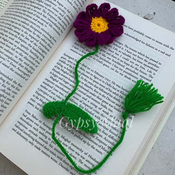 Purple Daisy Bookmark